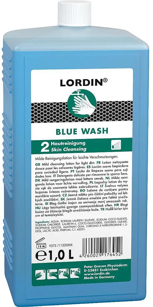 Waschlotion LORDIN® Blue Wash (Ausführung: 1000 ml Flasche)