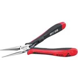 KS Tools ESD Spitzzange, gerade, ohne Hieb, 140mm