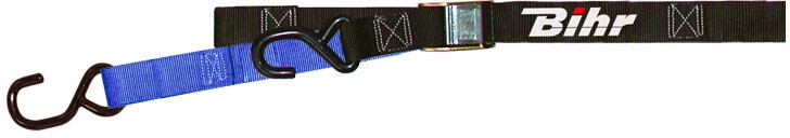 Bihr Zwart/blauwe two-tone gesp bandjes
