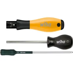 Wiha Drehmoment-Schraubendreher TorqueVario®-S ESD variabel einstellbare Drehmomentbegrenzung 0,04-0,46 Nm, 4 mm