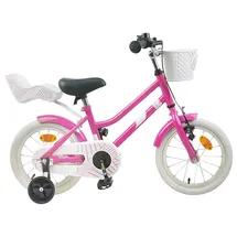 vidaXL Kinderfahrrad 16 Zoll Dunkelrosa