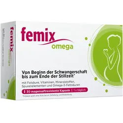 Femix omega magensaftresistente Weichkapseln 30 St Magensaftresistente Weichkapseln