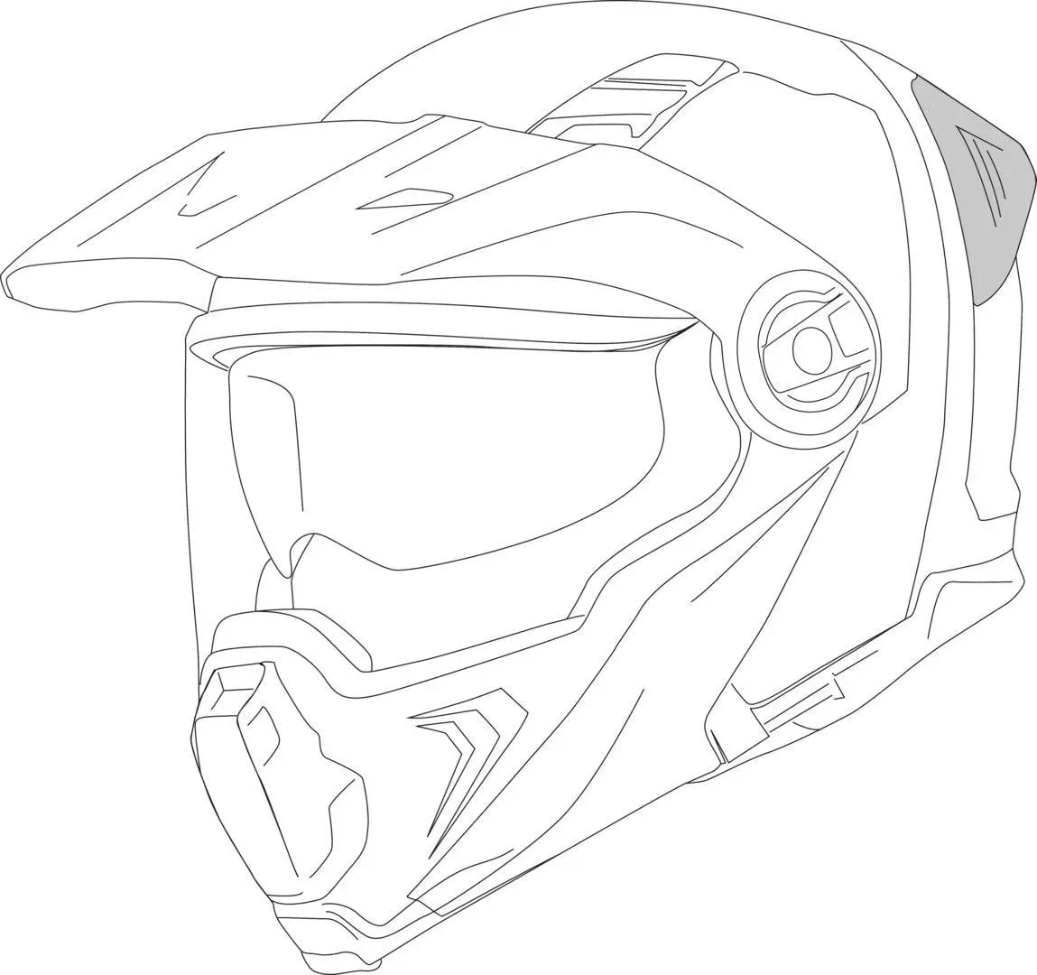 iXS Hintere Belüftung Venture 1.0 matt schwarz