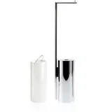 Decor Walther Straight WC Papierhalter mit Hygieneeimer, 0508100, Straight 8