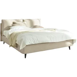 Joka Polsterbett JOKA "Arte", beige, B:189cm H:55cm L:228cm, Betten, Polsterbett, Strukturbezug, Flexinet Matratze in H2 oder H3 wählbar