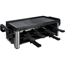 Gutfels RACLETTE 4030 | Raclette Grill Personen | 2100 W | Antihaftbeschichtung | Stufenlose Regulierung | Pizza-Pfännchen