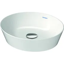 Duravit Cape Cod Aufsatz-Waschbecken 23284026001, 40x36cm, Weiß/Weiß Seidenmatt, WonderGliss