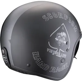 Scorpion Belfast Evo Spade Jethelm - Matt Schwarz/Silber / M
