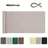 Sekey Balkonverkleidung 90 x 500 cm Taupe Polyester