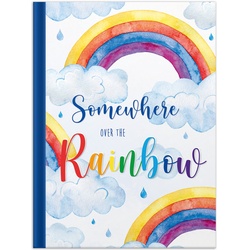Rnk, Heft + Block, Verlag Notizbuch "Over the Rainbow", DIN A4, blanko (Blanko)