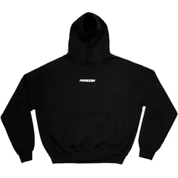 FRAEZEN Hoodie Oversized Fit | schwarz