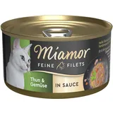 Miamor Feine Filets Thunfisch & Gemüse 24 x 85 g