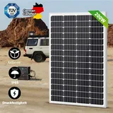 200W Solarmodul Solarpanel PV Solarzelle Monokristallin Photovoltaik Wohnmobil 0% MwSt