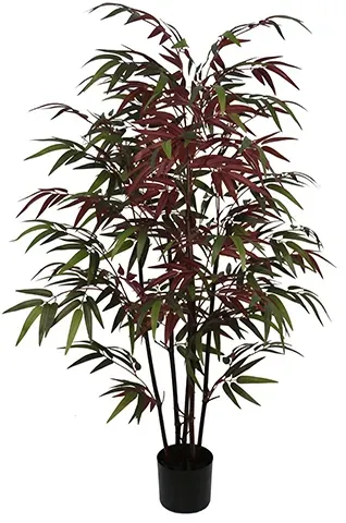 Bambus rot 130 cm künstliche Blume Seide gefälschte Blume - Buitengewoon de Boet