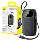 Baseus EnerFill Powerbank 20000mAh 45W mit integrierten USB-C/Lightning Kabeln