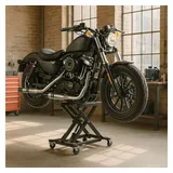 ConStands Motorradheber Motorrad Hebebühne Hydraulisch XL 500kg schwarz