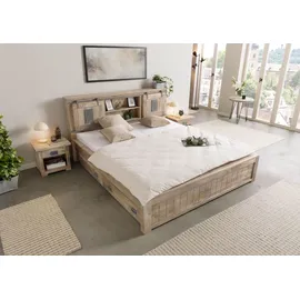 MASSIVMOEBEL24.DE Railway 200 x 200 cm Beige