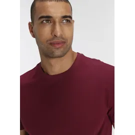 AJC T-Shirt 3er-Pack, lockere Passform, Basic-Stil Gr. L (52/54), bordeaux, marine, schwarz, , 66796733-L
