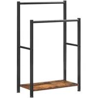 HOOBRO Handtuchleiter Stehend Schwarz EBF02LB01