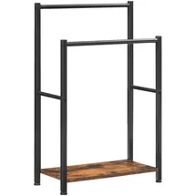 HOOBRO Handtuchleiter Stehend Schwarz EBF02LB01