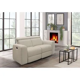 Home Affaire "Sentrano", beige, B:152cm H:82cm T:98cm, NaturLEDER/Kunstleder (Das Leder hat eine Dicke von 0, 9-1, 0 mm);Kunstleder;Webstoff (95% Polyester, 5% Nylon);Struktur fein (95% Polyester, 5% Nylon), Sofas, 152 cm, man. o. elektr.
