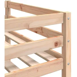 vidaXL Kinderbett vidaXL 80 x 200 cm Kiefer massiv braun