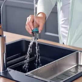 Leifheit Hand-Spiralschneider türkis