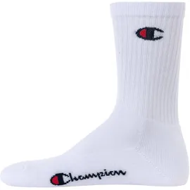Champion 6er Pack Crew Socken Schwarz/Weiß 35-38