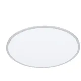 LINDBY LED-Deckenlampe Narima, 4.000 K, Ø 80 cm, silber