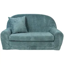 FORTISLINE Kindersofa Rosalia Mini 78 x 45 x 40 cm Textil türkis