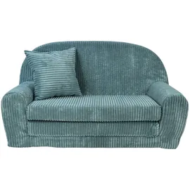 FORTISLINE Kindersofa Rosalia Mini 78 x 45 x 40 cm Textil türkis