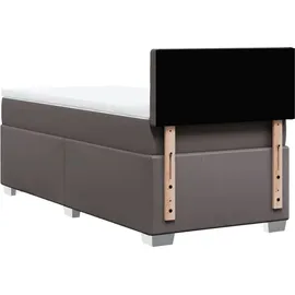 vidaXL Boxspringbett 80 x 200 cm Grau