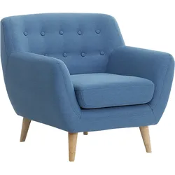 Sessel MOTALA Stoff Blau