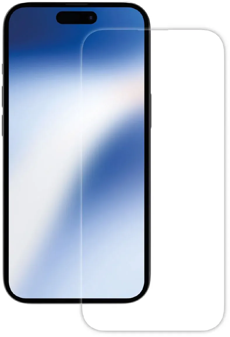 63883 Klare Bildschirmschutzfolie gehärtetes Glas 9H für  Apple iPhone 15 Schmutzabweisend, Schlagfest, Kratzresistent, Splitterfrei