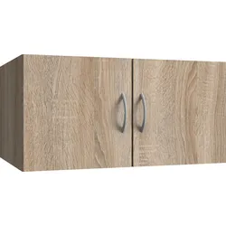 Kleiderschrank WIMEX "Multiraumkonzept Schrank Garderobe Aufsatzschrank", braun (eiche sägerau, nachbildung), B:80cm H:40cm T:40cm, Spanplatte, Schränke, Schranksystem Aufsatz Schrank für Kleiderschrank