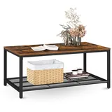 holz4home® Couchtisch Connie mit Gitterablage