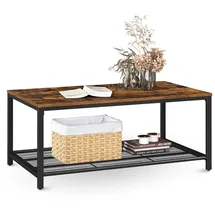 holz4home® Couchtisch Connie mit Gitterablage