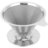 Wiederverwendbarer Kaffeefilter Aus Edelstahl, Trichterfilter Für Die Zubereitung Von Filterkaffee