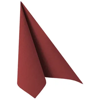 Papstar 20 Servietten "ROYAL Collection" 1/4-Falz 40 cm x 40 cm bordeaux