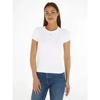 Tommy Jeans Slim Essential Ext Kurzarm-T-Shirt White M