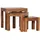 KADIMA DESIGN Beistelltisch Braun Sheesham 35 x 50 x 45 cm