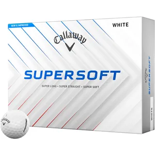 Callaway Golfbälle Supersoft - 12er Pack, weiß