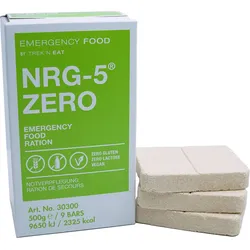 NRG-5 ZERO Trekkingnahrung Not Ration Outdoornahrung Glutenfrei Vegan EINHEITSGRÖSSE