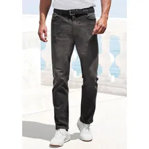 John Devin 5-Pocket-Jeans Straight Fit Schwarz 38/34
