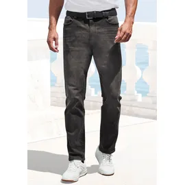 John Devin 5-Pocket-Jeans Straight Fit Schwarz 38/34