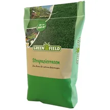 Greenfield Strapazierrasen 10 kg, Rasensamen Sportrasen Grassamen Familienrasen