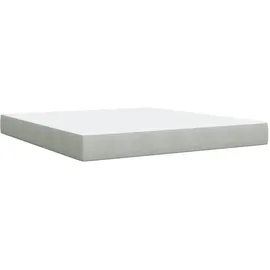 vidaXL Boxspringbett 180 x 200 cm Hellgrau