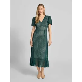 Apricot Midikleid Freizeitkleid uni Grün 38