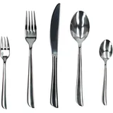 JUSTINUS 60tlg. Justinus Twist Komplett-Besteckset für 12 Personen - 630-480 - Silber