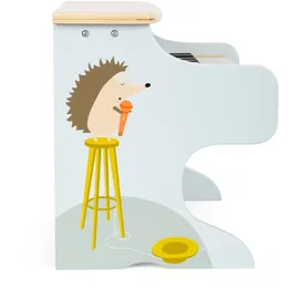 Small Foot Company Small foot Klavier Groovy Beats, elektronisches Kinder-Musiksinstrument, Holz/Kunststoff, 31x23x29cm